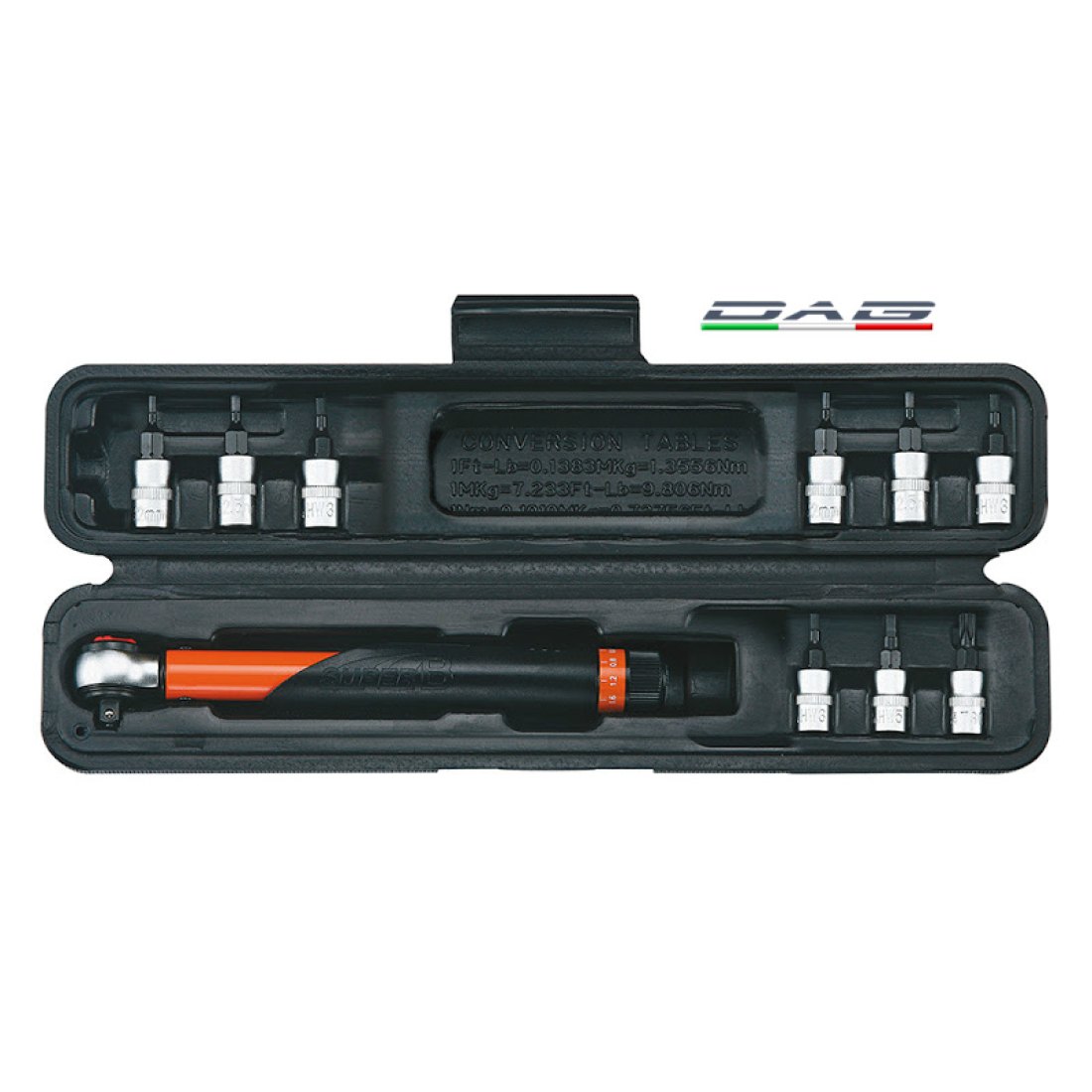 SuperB Chiave Dinamometrica 3 ~ 15Nm con Bussole